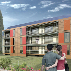 Visualisierung Energieoptimiertes Bauen