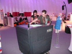 Per Touchscreen und Video der Fakult&auml;t Gestaltung kann man auf der IdeenExpo einen Besuch an de