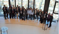 Studentinnen der Immobilienwirtschaft/-management bei Women&acute;s Talk in Frankfurt/Main