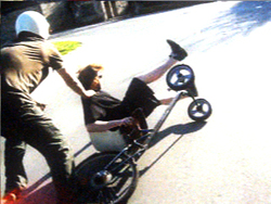 Noch nicht wirklich gelungener Fahrversuch des Teams aus Coburg. (Danke an das Team f&uuml;r die Auf