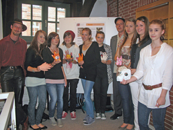 Hannes Neubauer (links) und Jan Obornik (rechts) waren positiv &uuml;berrascht von den Fragen der Sc