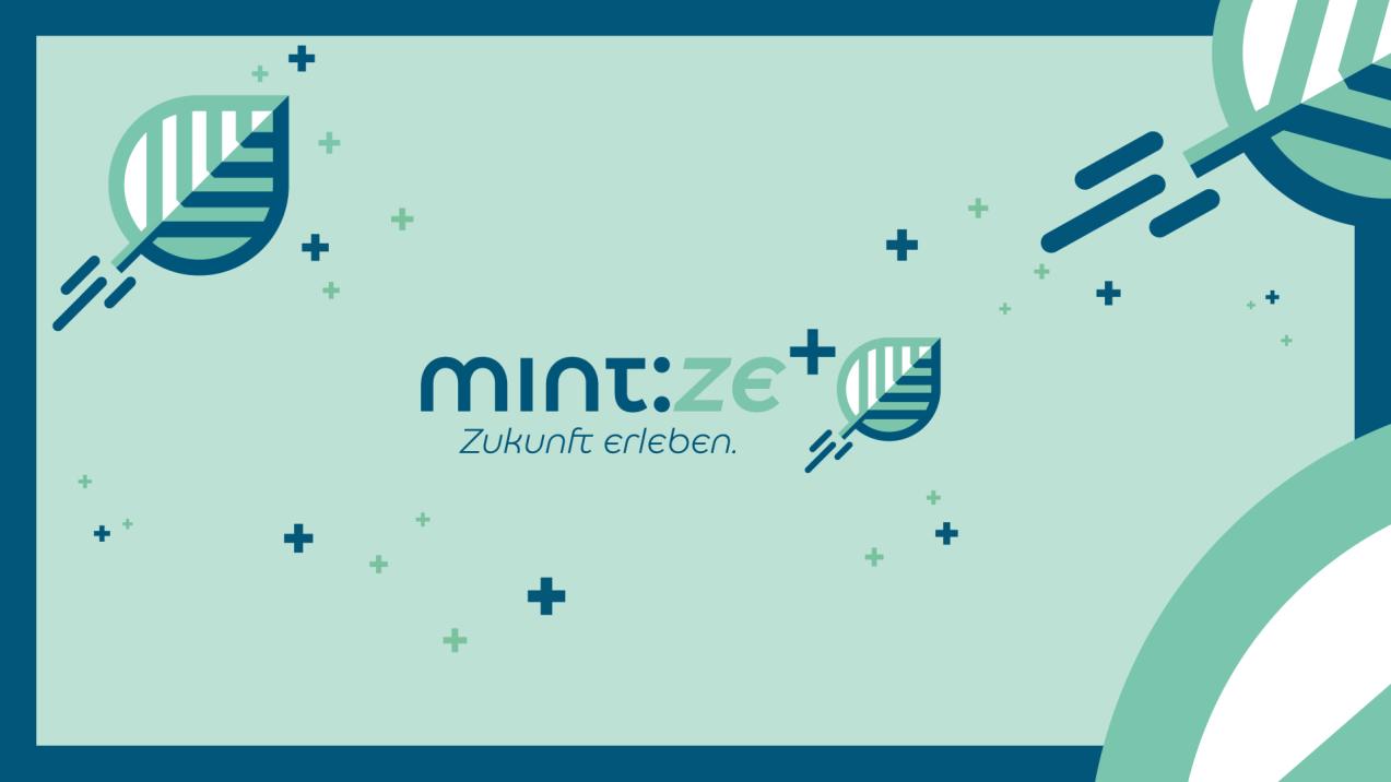 MINT:ZE Plus Grafik mit Blatt
